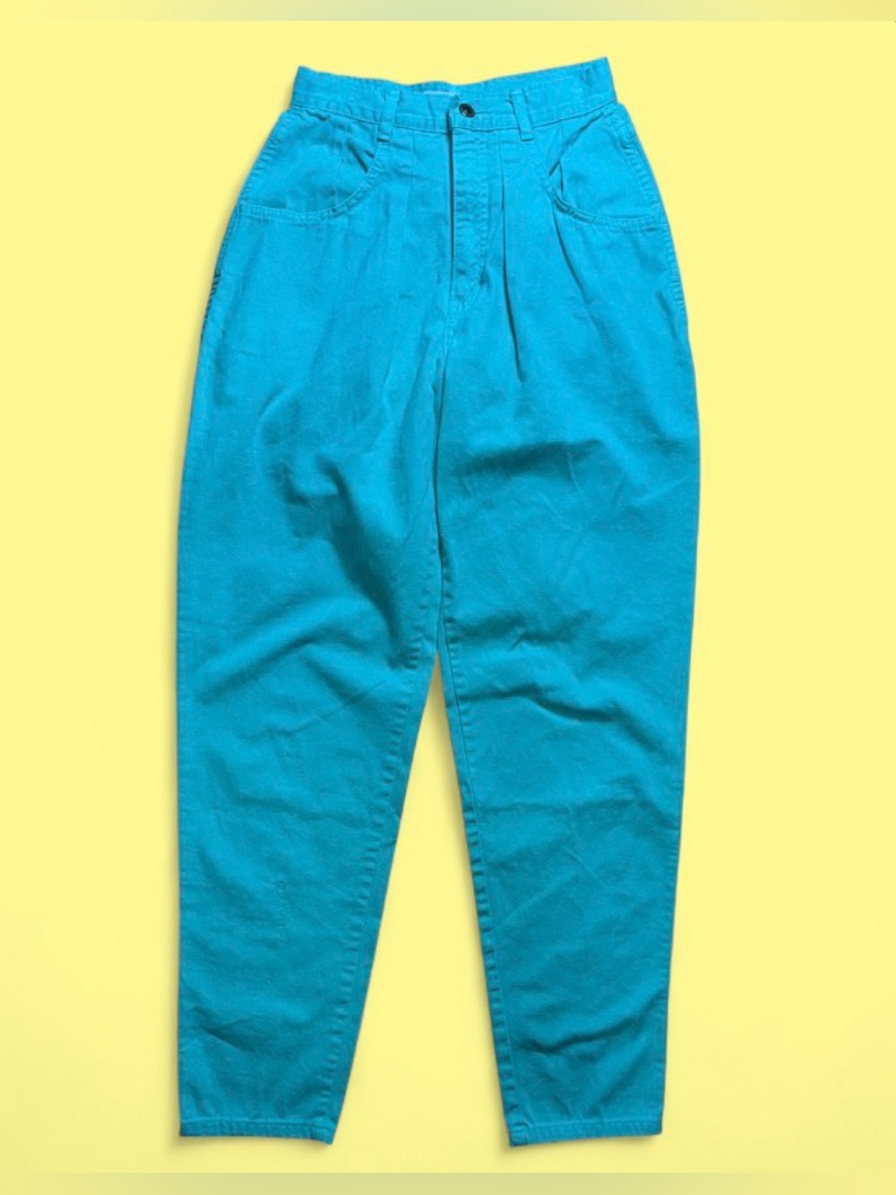 Blue Zone Classique Turquoise High-Rise Pants